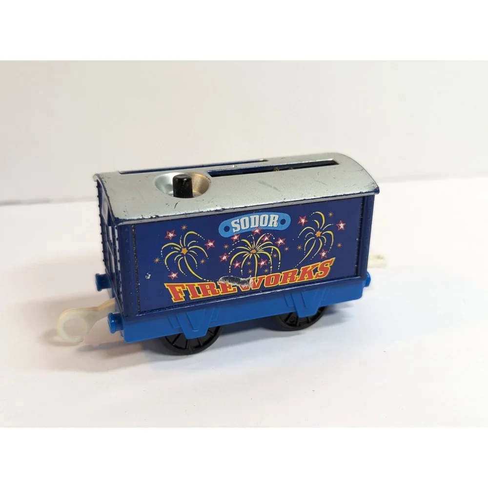 Thomas & Friends 2008 SODOR FIREWORKS CAR Trackmaster Sounds and Lights Not Test